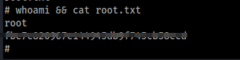 root flag